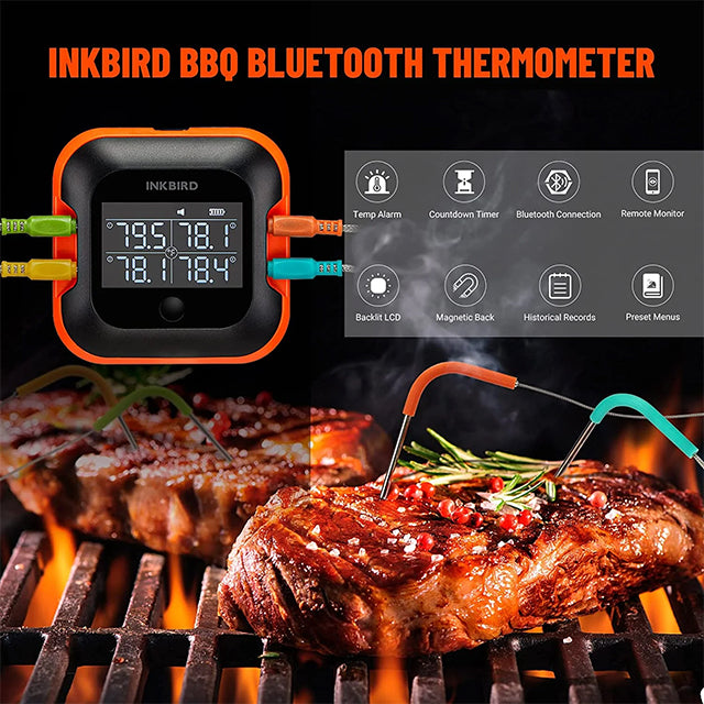 Inkbird Bluetooth BBQ Thermometer IBT-24S - Main Image